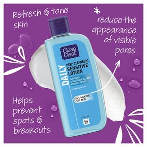 Clean & Clear Deep Cleansing Lotion Sensitive Skin 200ml - gallery image 4