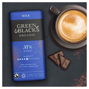 Green & Black's 90g Organic 37% Milk Chocolate Bar - gallery image 2