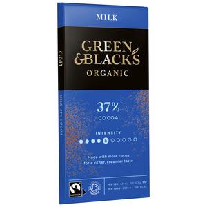 Green & Black's 90g Organic 37% Milk Chocolate Bar - gallery image 6