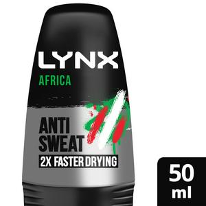 Lynx Anti-Perspirant Roll On Deodorant, Africa 50ml