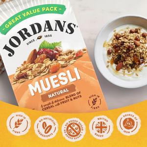 Jordans Natural Muesli Breakfast Cereal 1kg - gallery image 3