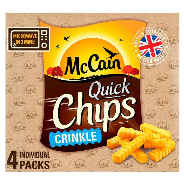 McCain Quick Chips, Crinkle Cut 4x100g