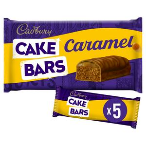 Cadbury 5 x Milk Chocolate Caramel Cake Bars