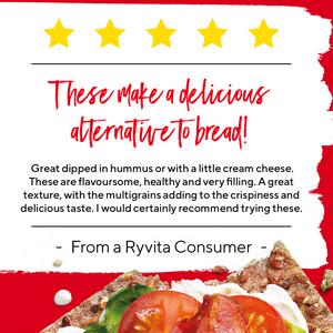 Ryvita Crispbread Multigrain Crackers 250g - gallery image 2