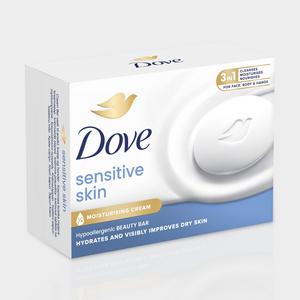 Dove 2 x 90g Pure & Sensitive Skin Hypoallergenic Beauty Bar Cream Soap - gallery image 2