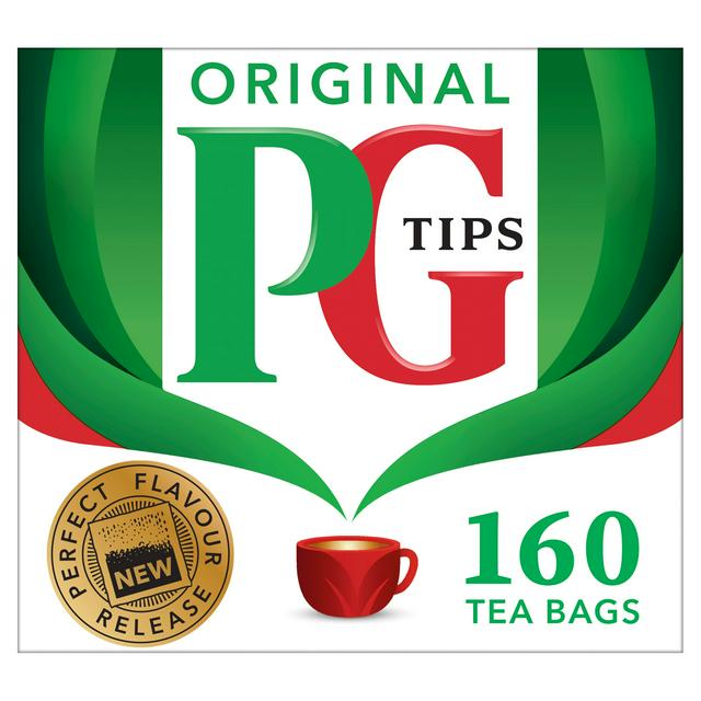 PG tips Original Biodegradable Black Tea Bags x160