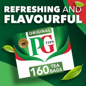 PG Tips Original Tea Bags x160 464g - gallery image 2