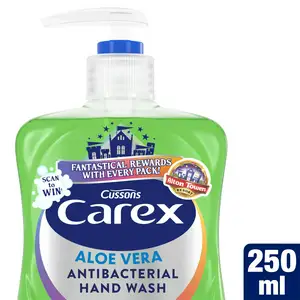 Carex Antibacterial Handwash, Aloe Vera 250ml