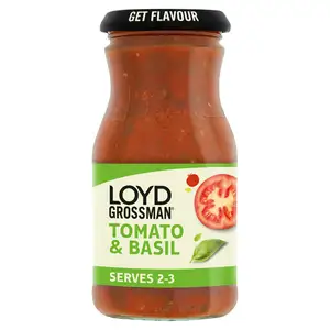 Loyd Grossman Pasta Sauce, Tomato & Basil 350g