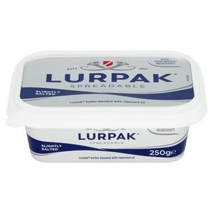 Lurpak Slightly Salted Spreadable Blend of Butter & Rapeseed Oil 250g - gallery image 2