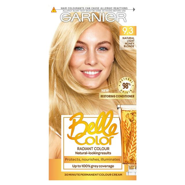 Garnier Belle Color Natural Permanent Hair Dye Light Honey Blonde 9.3