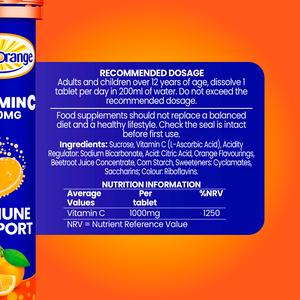 Haliborange Vitamin C Tablets, Effervescent, Ruby Red Orange x20 - gallery image 4