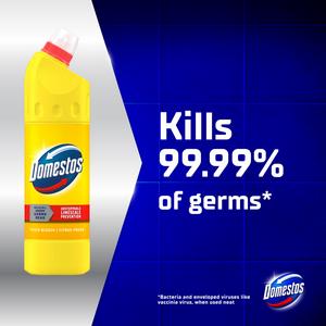 Domestos Citrus Fresh Thick Bleach Toilet & Multipurpose Cleaner 750ml - gallery image 2