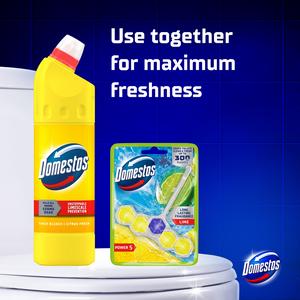 Domestos Citrus Fresh Thick Bleach Toilet & Multipurpose Cleaner 750ml - gallery image 3