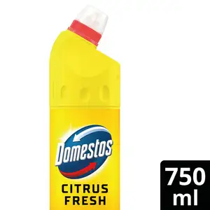 Domestos Thick Bleach Toilet Cleaner Germ Free Citrus Fresh 750ml