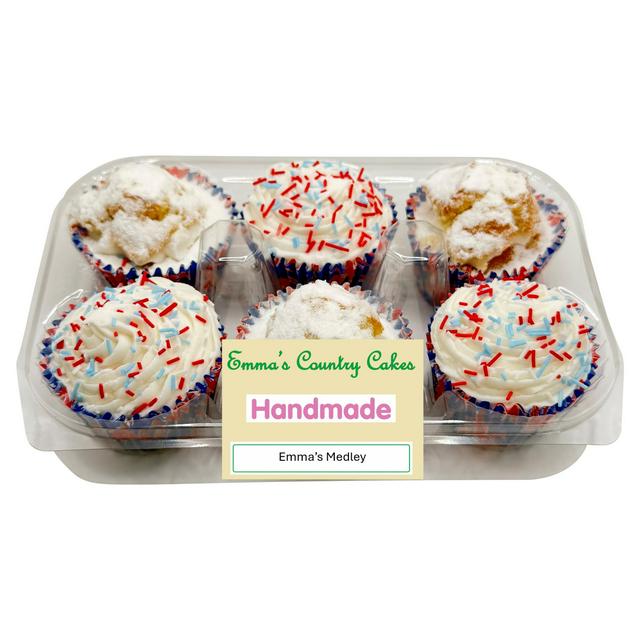 Emma's Country Cakes Medley Cupcakes x6
