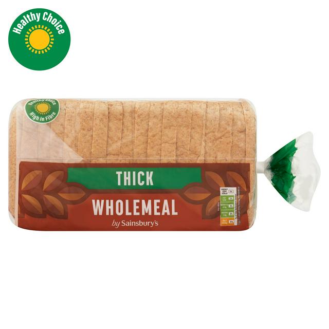 Sainsburys Sainsbury's Thick Sliced Wholemeal Bread 800g