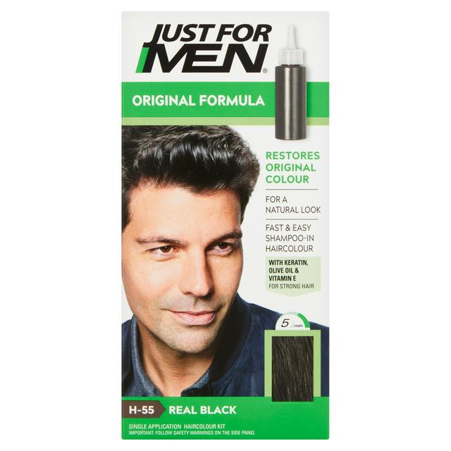 Just For Men Hair Colorants, Real Black | Sainsbury's
