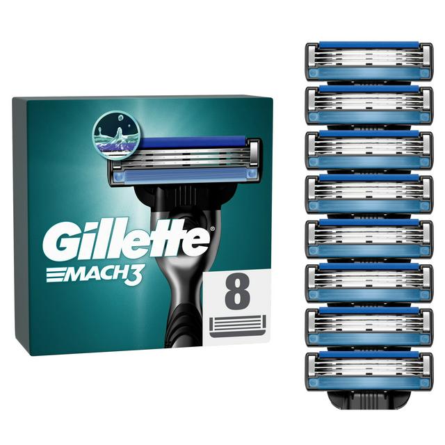 Gillette Mach 3 Razor Blades x8
