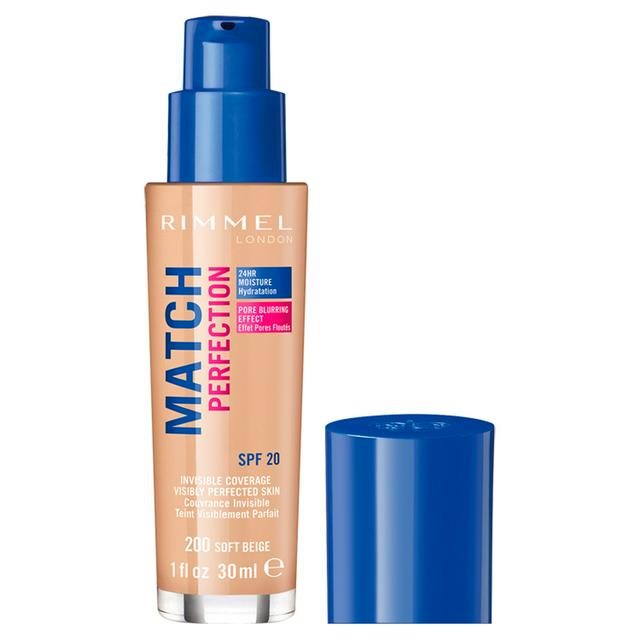 Rimmel London Match Perfection SPF 20 200 Soft Beige 30ml