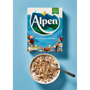 Alpen No Added Sugar Muesli Breakfast Cereal 550g - gallery image 3