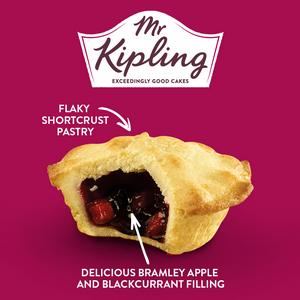 Mr Kipling Bramley Apple & Blackcurrant Pies x6 - gallery image 2
