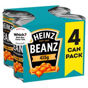 Heinz Baked Beans in a Rich Tomato Sauce 4 x 415g - gallery image 2