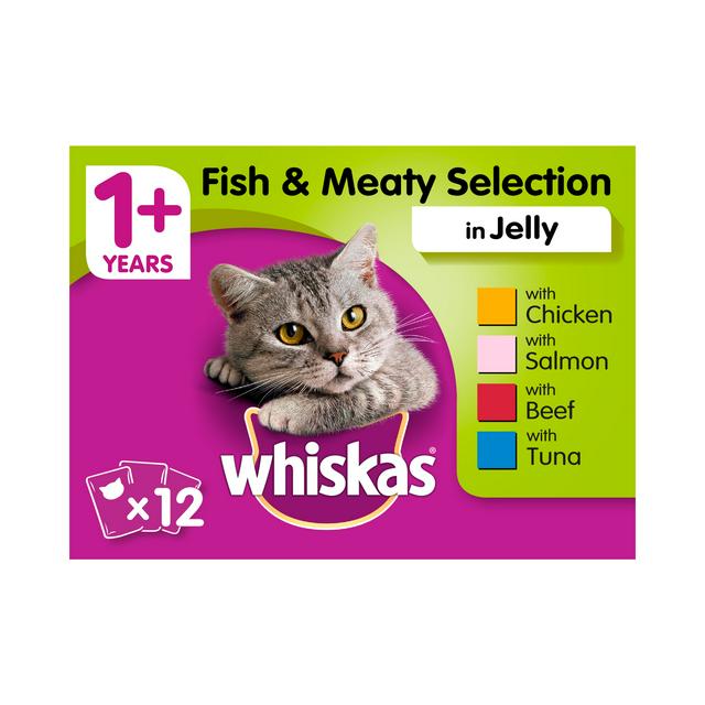 Whiskas in Jelly Wet Adult 1+ Cat Food 