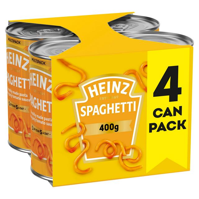 Heinz Spaghetti In Tomato Sauce 4x400g