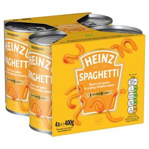 Heinz Spaghetti In Tomato Sauce 4x400g - gallery image 3