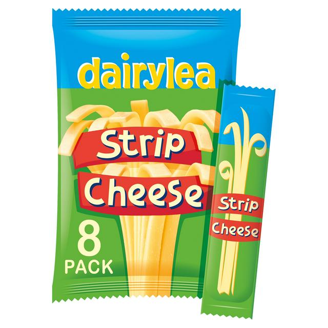 Dairylea Strip Cheese x8 168g | Sainsbury's