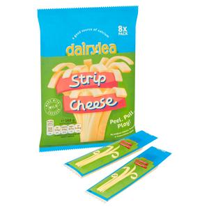 Dairylea Strip Cheese 8 x 17.5g - gallery image 2