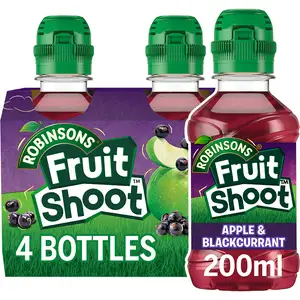 Fruit Shoot Apple & Blackcurrant Kids Juice Drink 4x200ml