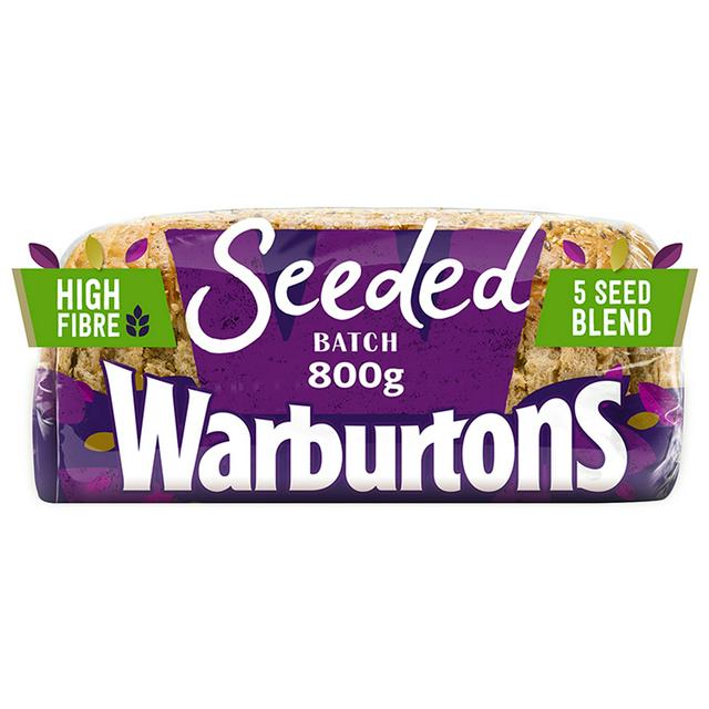 Warburtons Thick Sliced Seeded Bread 800g
