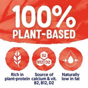Alpro Strawberry Banana Peach Pear Soya Plant Based Yoghurt Alternative 4x125g - gallery image 2