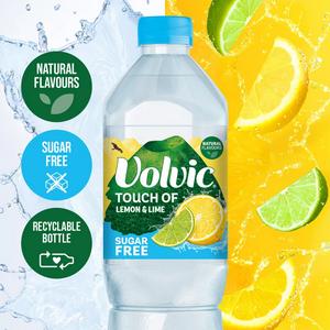 Volvic Touch of Fruit Sugar Free Lemon & Lime Flavoured Water 1.5L - gallery image 2