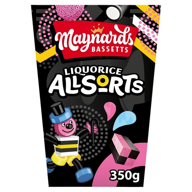 Maynards Bassetts Liquorice Allsorts Sweets Carton 400g