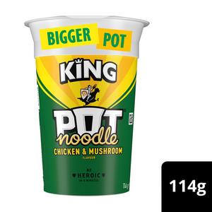 Pot Noodle King Pot Chicken & Mushroom 114g - gallery image 2