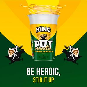 Pot Noodle King Pot Chicken & Mushroom 114g - gallery image 3