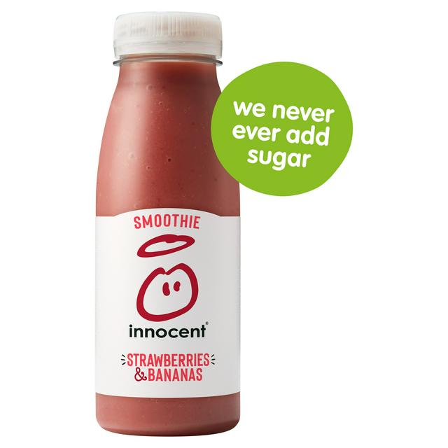 Innocent Smoothie Seriously Strawberry & Bananas 250ml | Sainsbury's