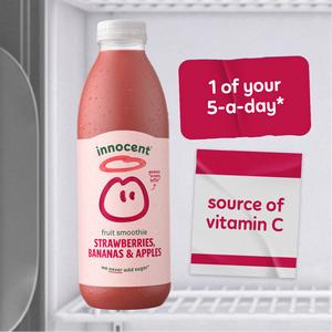 Innocent Strawberries, Bananas & Apples Smoothie 250ml - gallery image 3