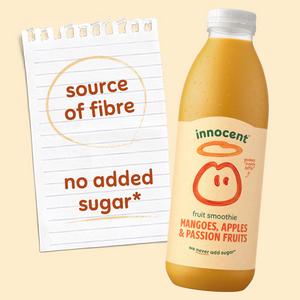 Innocent Mangoes, Apples & Passion Fruits Smoothie 250ml - gallery image 4
