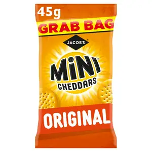 Jacob's Mini Cheddars Original Crisps 45g