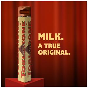 Toblerone Milk Chocolate with Honey & Almond Nougat Gifting Bar 340g - gallery image 2