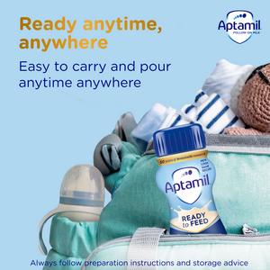 Aptamil 2 Follow On Baby Milk Formula Liquid 6-12 Months Ready To Feed 200ml - gallery image 5