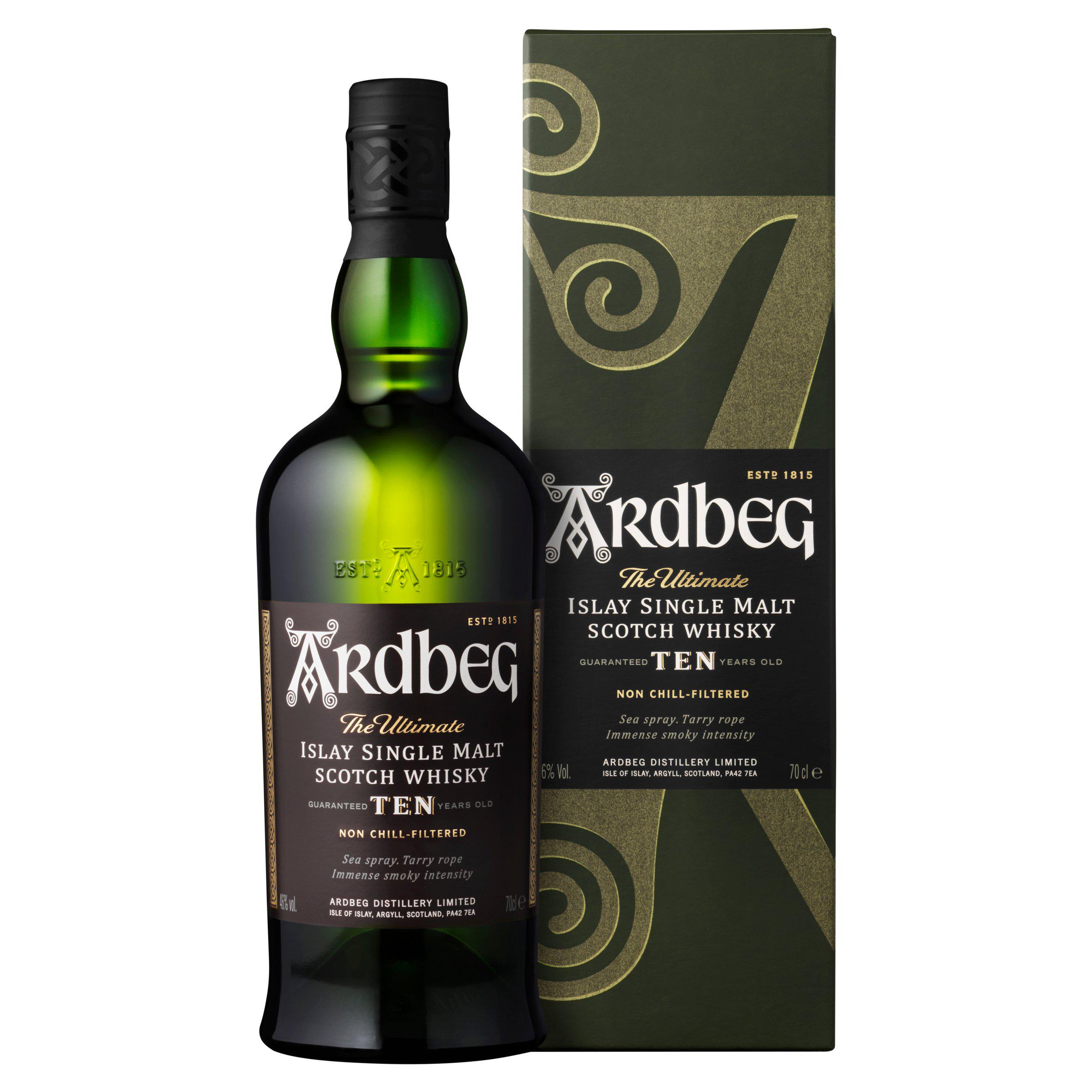 Ardbeg 10 Years Old Single Malt Islay Scotch Whisky 70cl