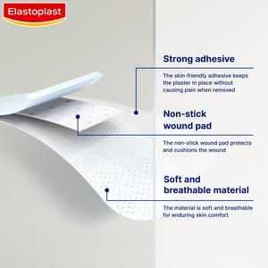 Elastoplast Sensitive Plasters Extra Skin Friendly Assorted Strips x20 - gallery image 4