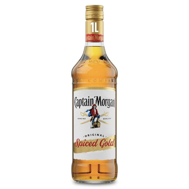 Captain Morgan's Spiced Gold 1L | Sainsbury's