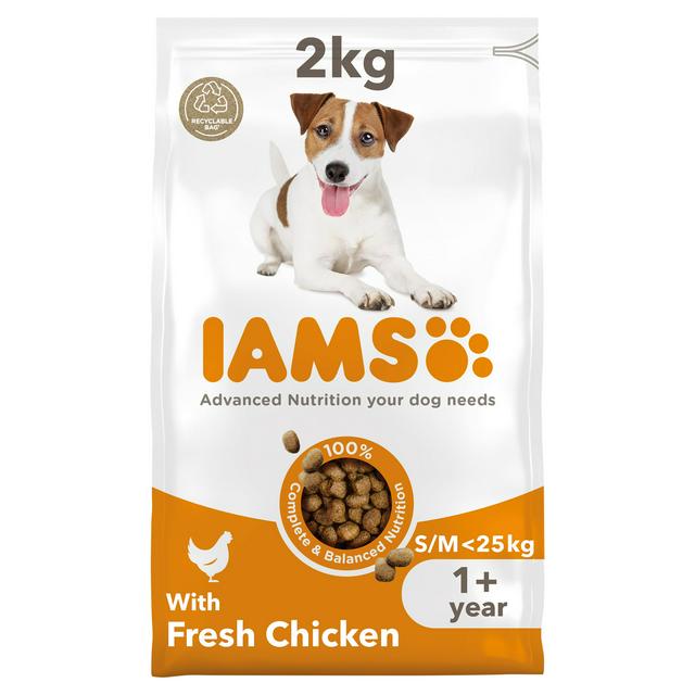 Medium Adult Dry Dog Food, Chicken 2kg 