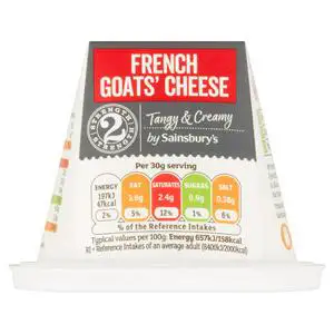 Sainsbury's French Goats Cheese, Mild 150g